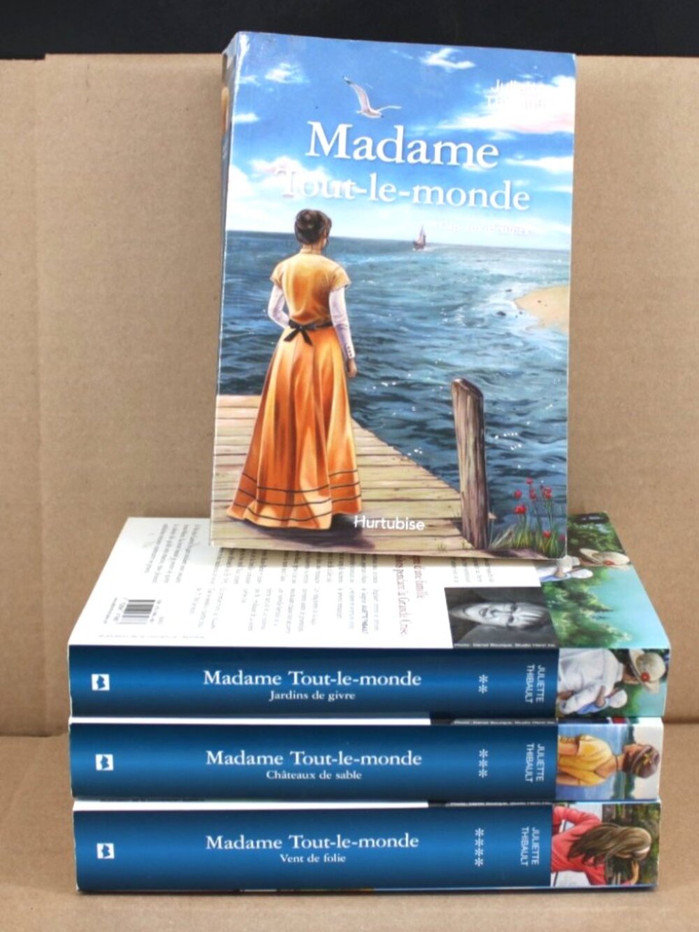 Lot 4 Livres Books - Juliette Thibault - Madame Tout-Le-Monde Tome 1 a 4 French